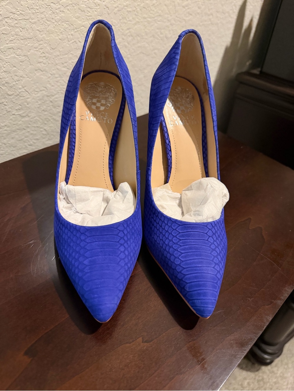 Vince Camuto Electric Blue Pointed-Toe Pumps